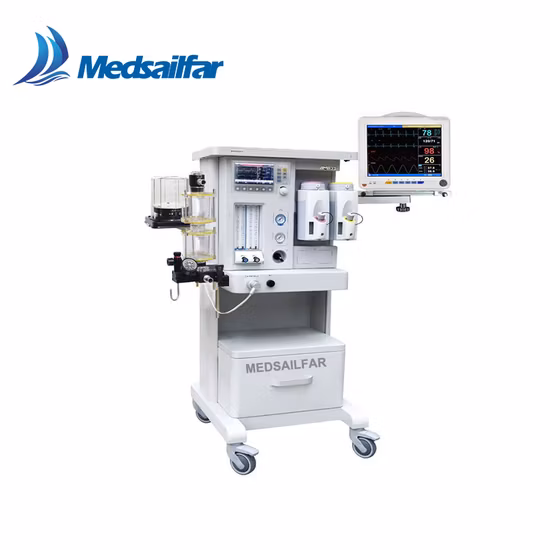 Macchina per anestesia con monitor paziente con monitor paziente